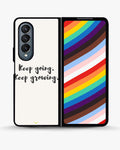 Creslia keep going keep growing phone case - keep going keep growing phone case samsung galaxy z fold 4