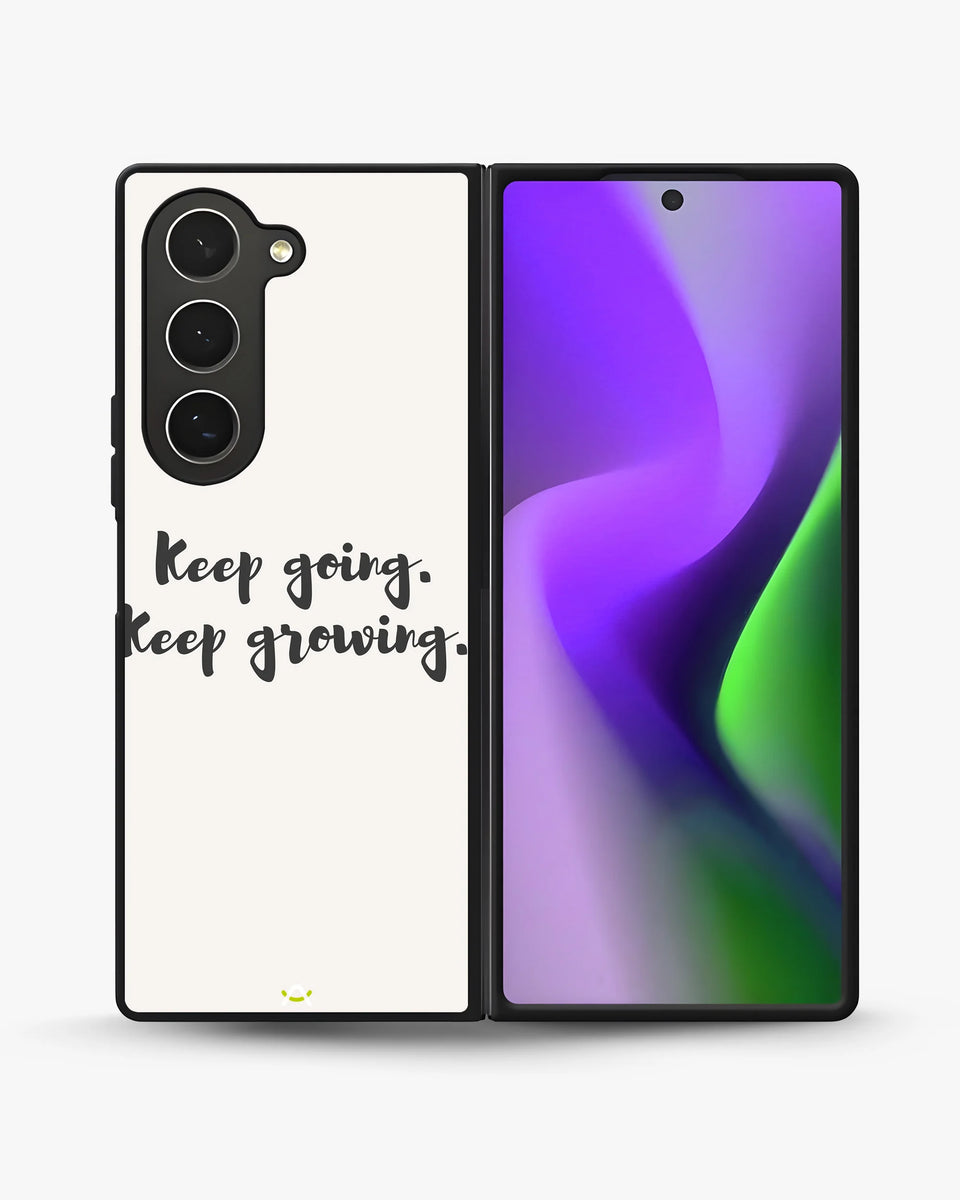 Creslia keep going keep growing phone case - keep going keep growing phone case samsung galaxy z fold 6