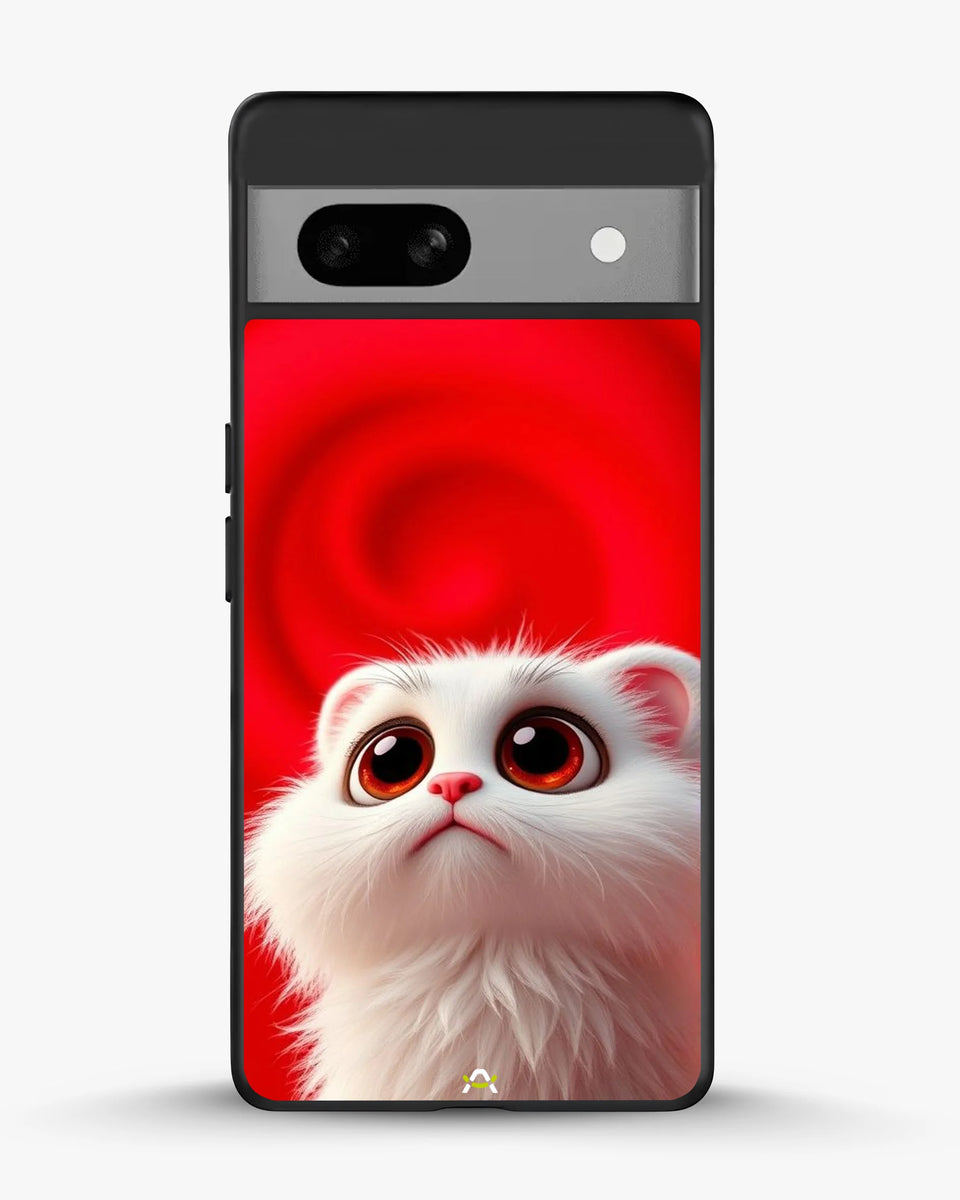 Creslia kitten printed phone case - kitten printed phone case google pixel 7a