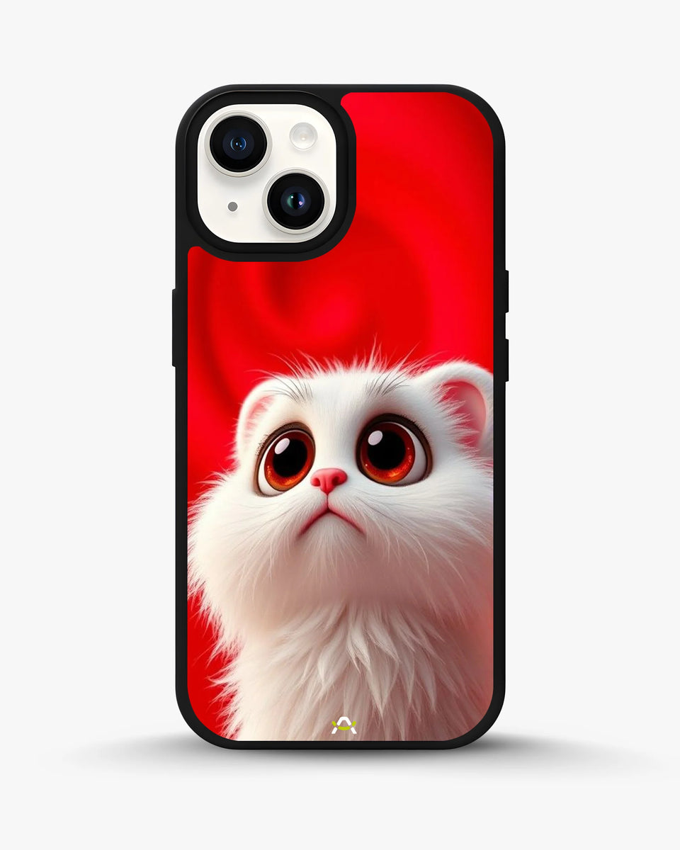 Creslia kitten printed phone case - kitten printed phone case iphone 15 plus