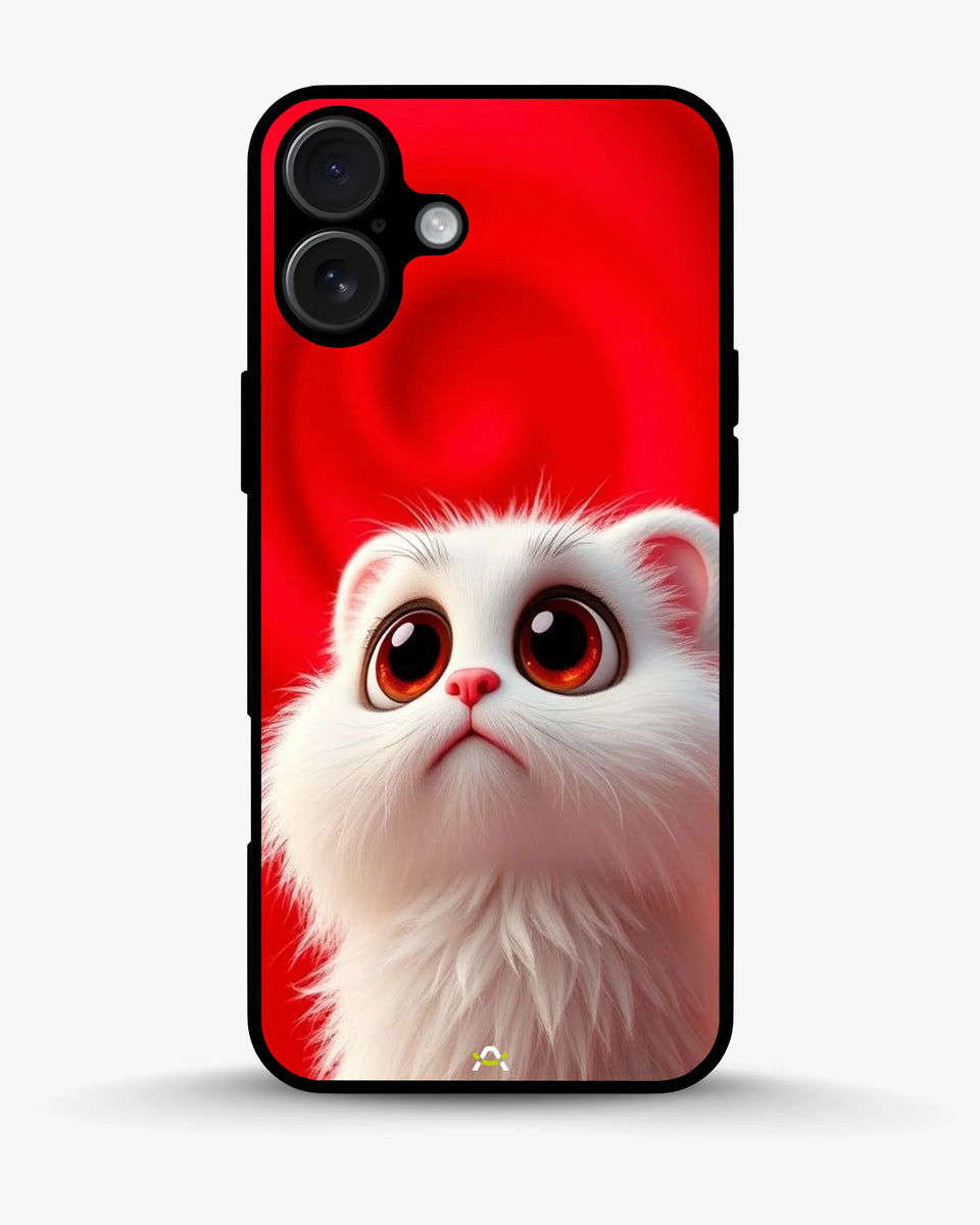 Creslia kitten printed phone case - kitten printed phone case iphone 16 plus
