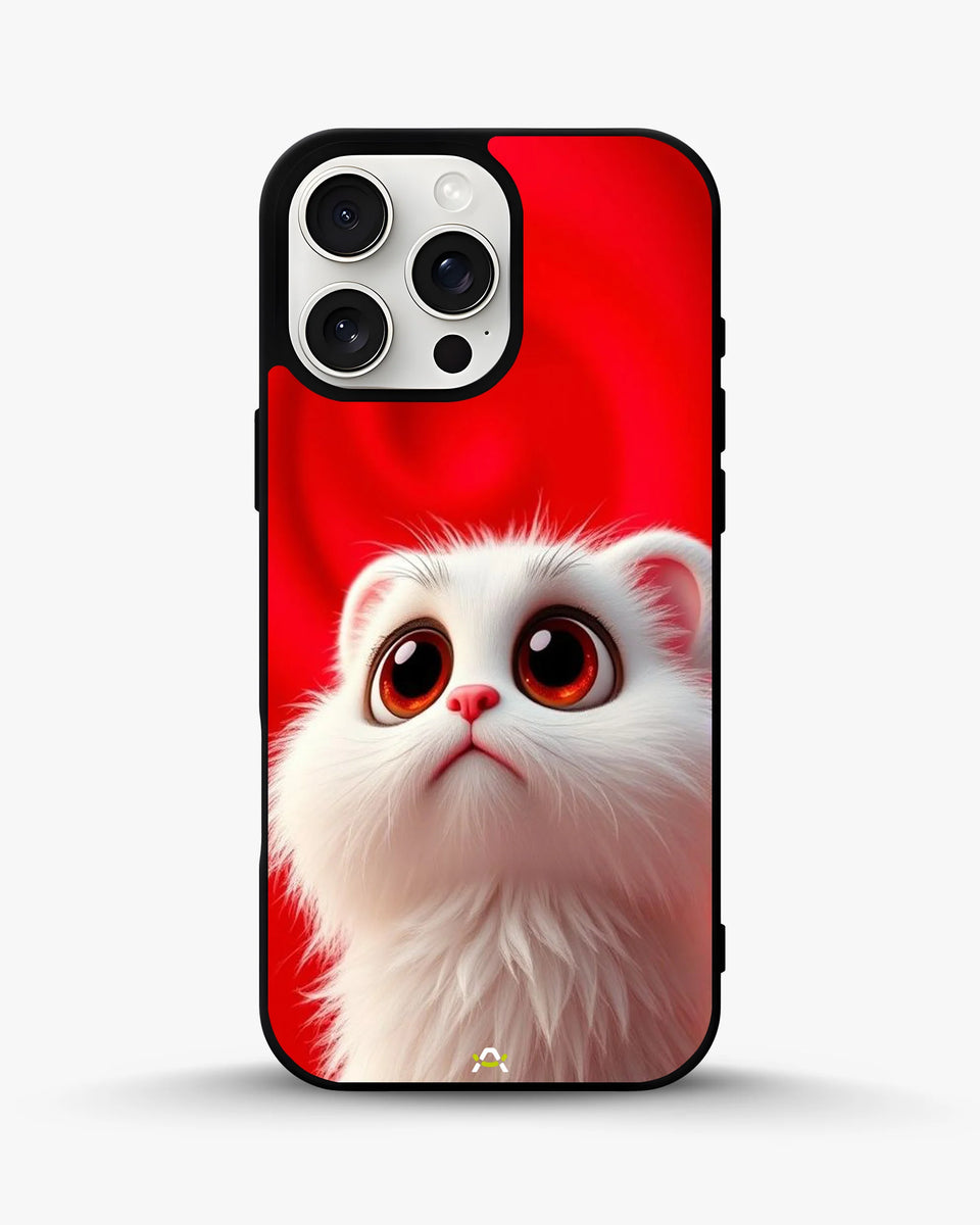 Creslia kitten printed phone case - kitten printed phone case iphone 16 pro