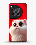 Creslia kitten printed phone case - kitten printed phone case oneplus 12r