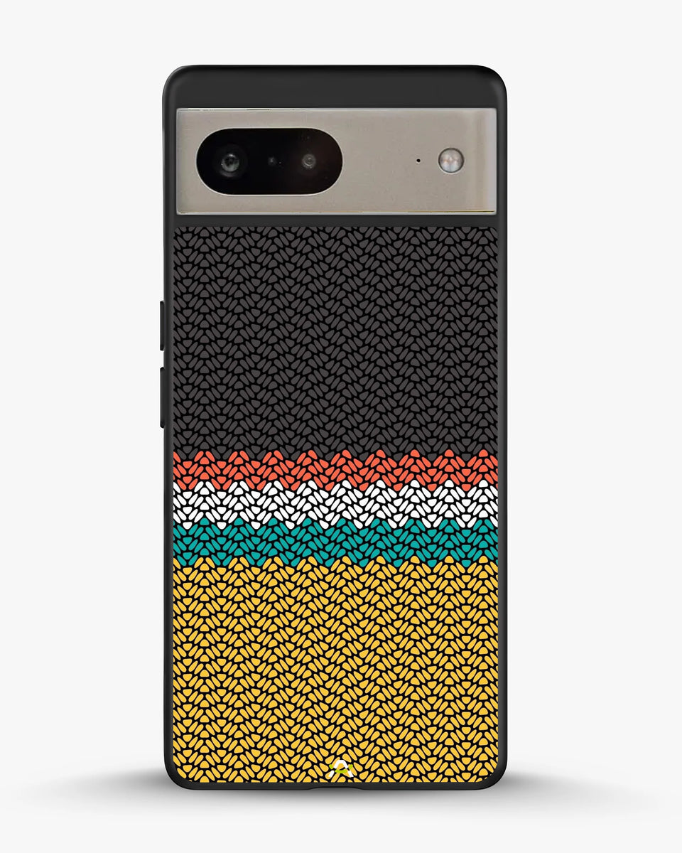 Creslia knit pattern designer phone case - knit pattern designer phone case google pixel 8a