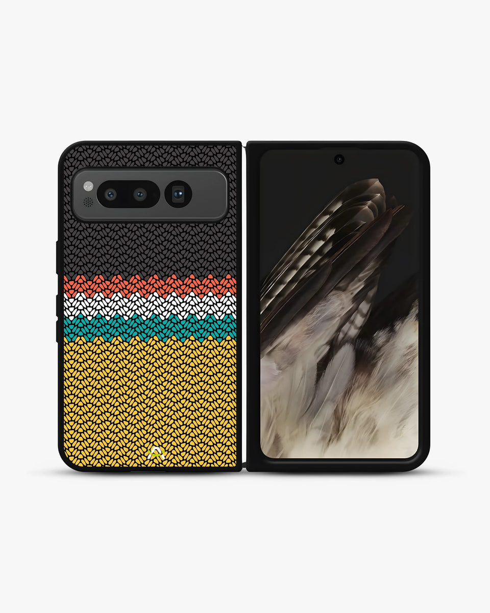 Creslia knit pattern designer phone case - knit pattern designer phone case google pixel fold