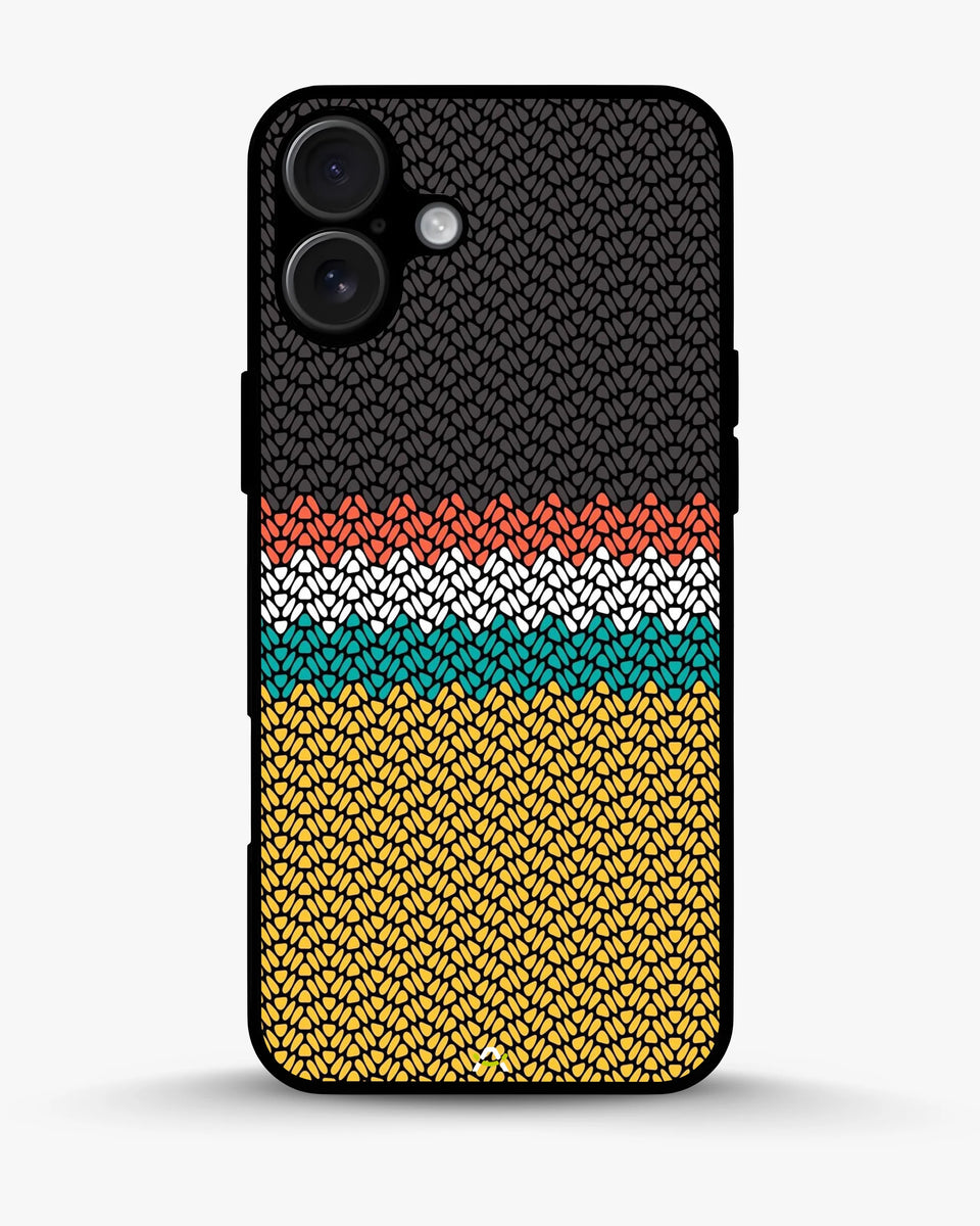 Creslia knit pattern designer phone case - knit pattern designer phone case iphone 16 plus