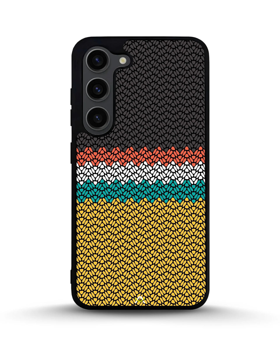 Creslia knit pattern designer phone case - knit pattern designer phone case samsung galaxy s23