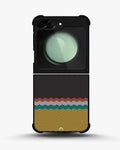 Creslia knit pattern designer phone case - knit pattern designer phone case samsung galaxy z flip 5