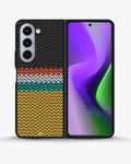 Creslia knit pattern designer phone case - knit pattern designer phone case samsung galaxy z fold 5