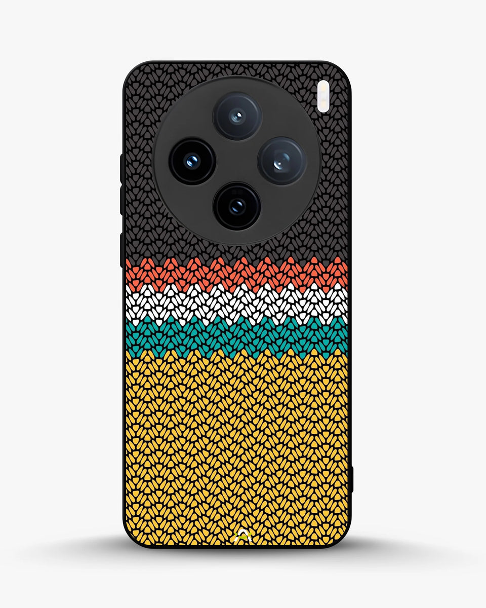 Creslia knit pattern designer phone case - knit pattern designer phone case vivo x100