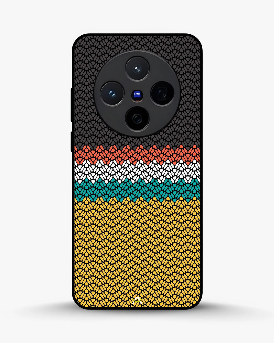 Creslia knit pattern designer phone case - knit pattern designer phone case vivo x200