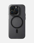 Corrugated Hybrid MagSafe Case for iPhone - Black - Creslia