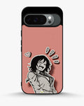 Creslia manga girl rose heart phone case - manga girl rose heart phone case google pixel 10 pro
