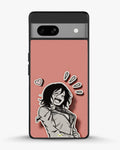 Creslia manga girl rose heart phone case - manga girl rose heart phone case google pixel 7a