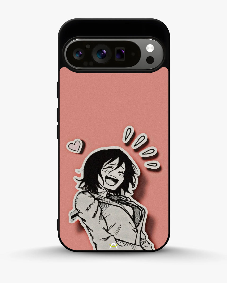Creslia manga girl rose heart phone case - manga girl rose heart phone case google pixel 9 pro xl