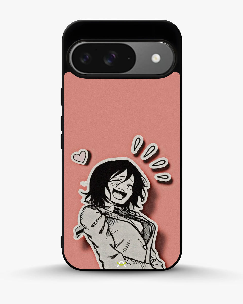 Creslia manga girl rose heart phone case - manga girl rose heart phone case google pixel 9