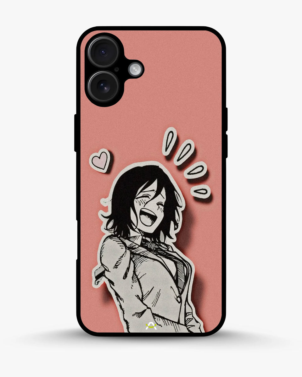 Creslia manga girl rose heart phone case - manga girl rose heart phone case iphone 16