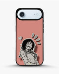Creslia manga girl rose heart phone case - manga girl rose heart phone case iphone 17 air