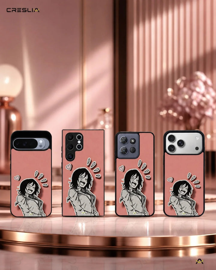 Creslia manga girl rose heart phone case - manga girl rose heart phone case mobile banner