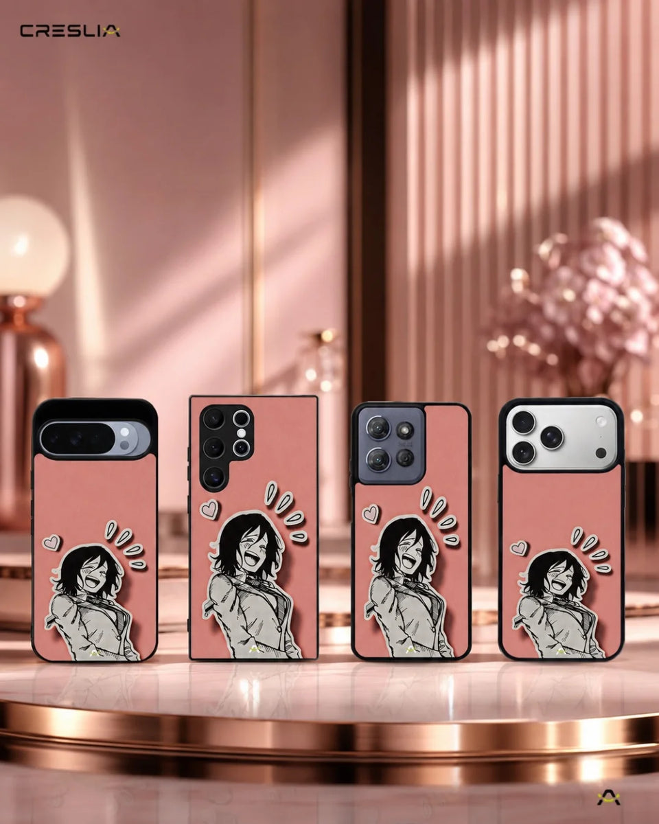 Creslia manga girl rose heart phone case - manga girl rose heart phone case mobile banner