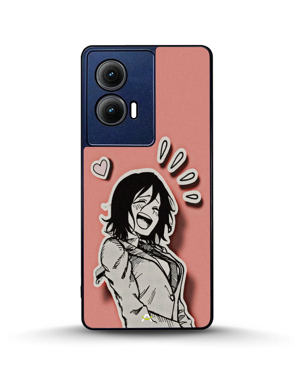 Creslia manga girl rose heart phone case - manga girl rose heart phone case motorola edge 2024