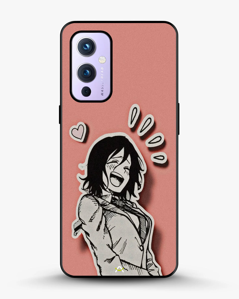 Creslia manga girl rose heart phone case - manga girl rose heart phone case oneplus 9