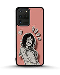 Creslia manga girl rose heart phone case - manga girl rose heart phone case samsung galaxy s20 ultra