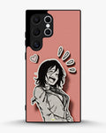 Creslia manga girl rose heart phone case - manga girl rose heart phone case samsung galaxy s22 ultra