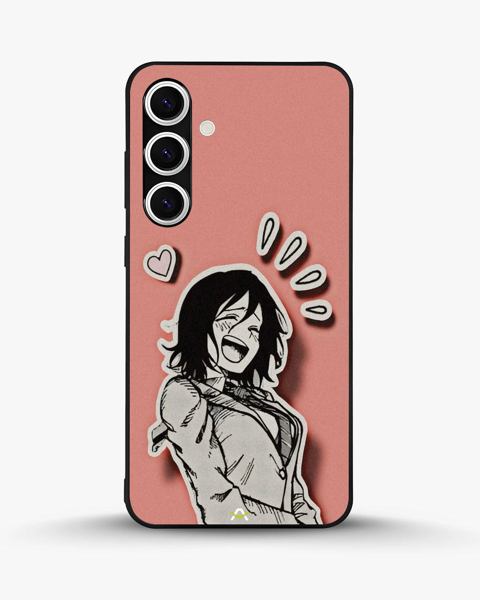 Creslia manga girl rose heart phone case - manga girl rose heart phone case samsung galaxy s25 plus