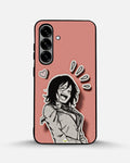 Creslia manga girl rose heart phone case - manga girl rose heart phone case samsung galaxy s25