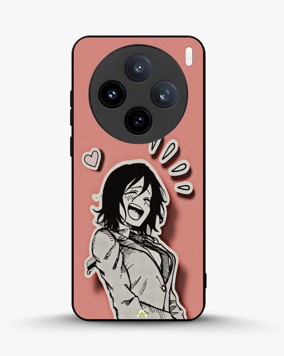 Creslia manga girl rose heart phone case - manga girl rose heart phone case vivo x100