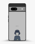 Creslia navy headphones girl phone case - navy headphones girl phone case google pixel 7a