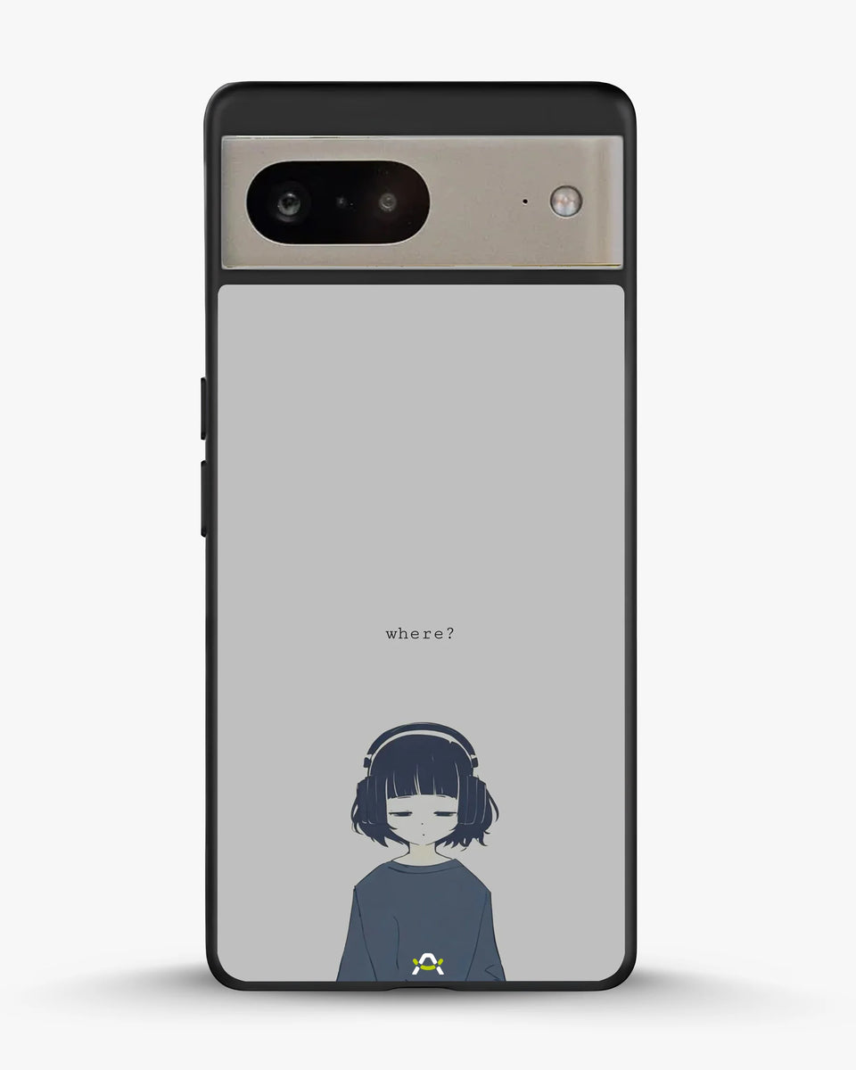Creslia navy headphones girl phone case - navy headphones girl phone case google pixel 8a
