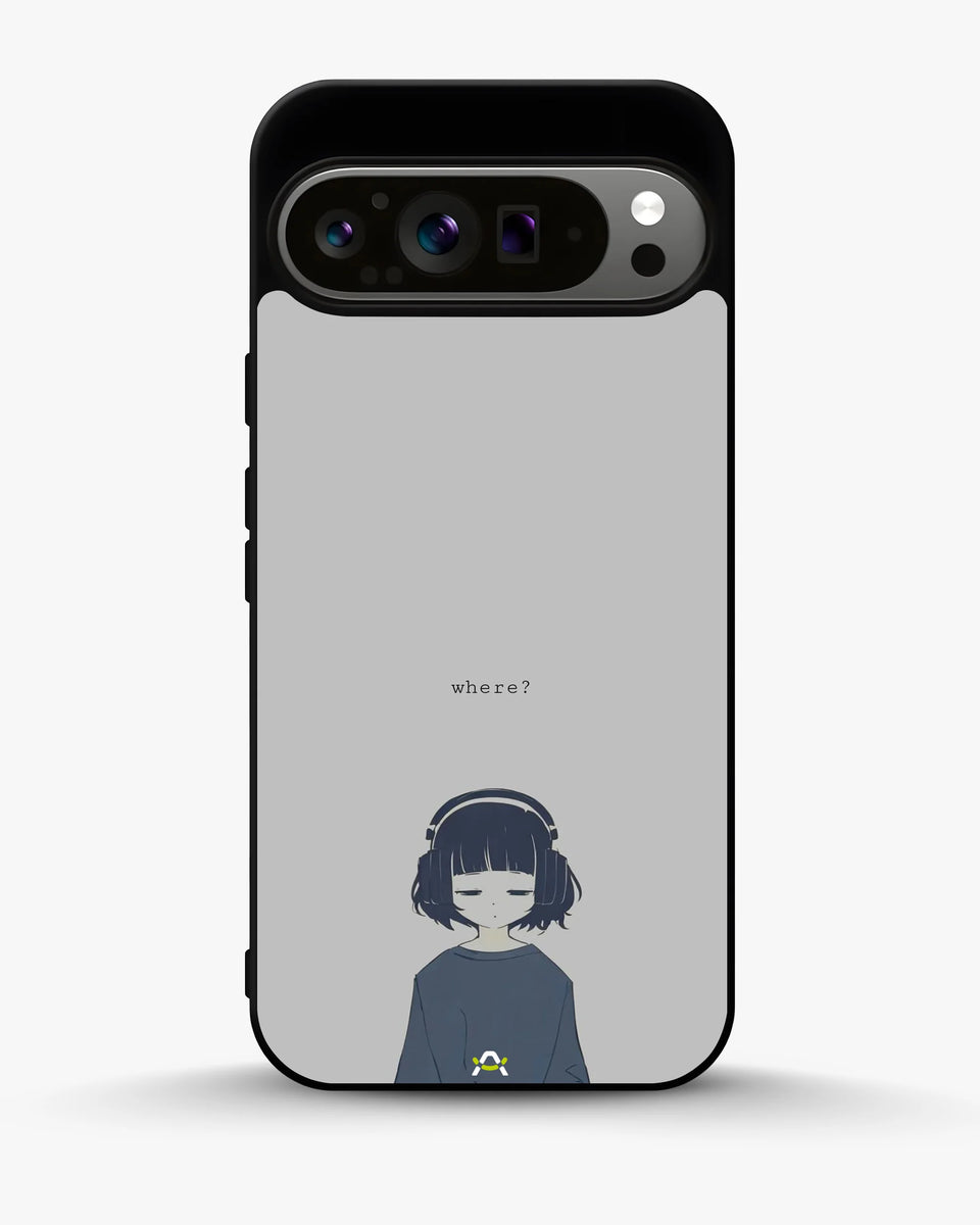 Creslia navy headphones girl phone case - navy headphones girl phone case google pixel 9 pro xl