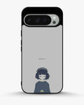 Creslia navy headphones girl phone case - navy headphones girl phone case google pixel 9 pro