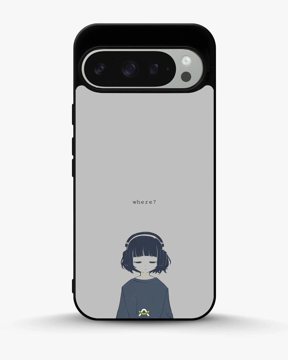 Creslia navy headphones girl phone case - navy headphones girl phone case google pixel 9 pro