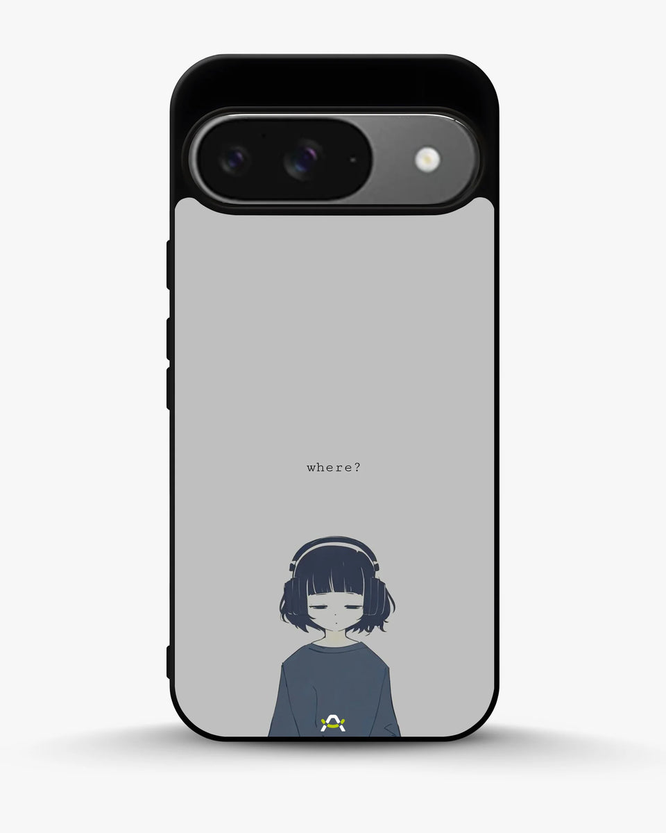 Creslia navy headphones girl phone case - navy headphones girl phone case google pixel 9