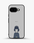 Creslia navy headphones girl phone case - navy headphones girl phone case google pixel 9a