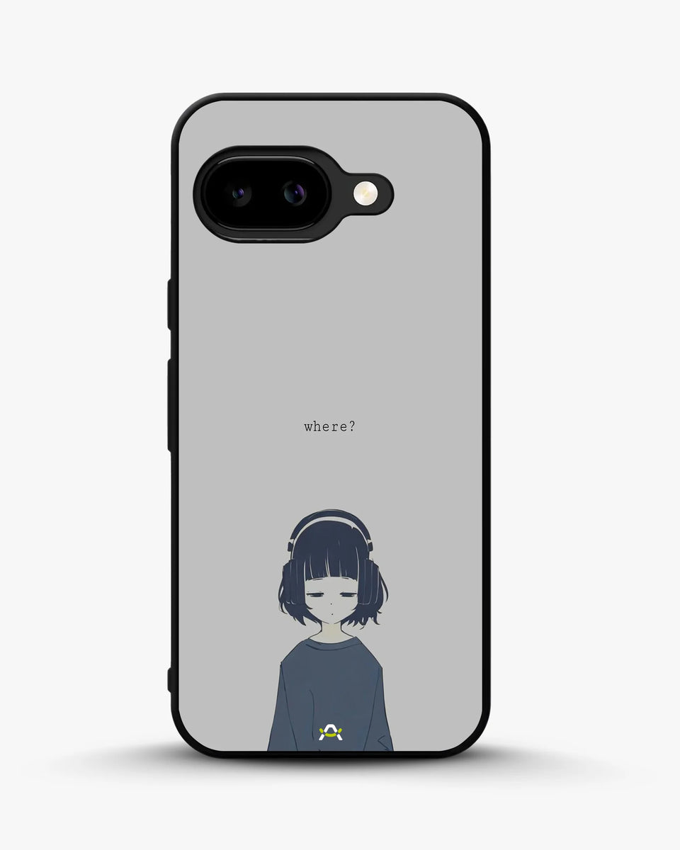 Creslia navy headphones girl phone case - navy headphones girl phone case google pixel 9a