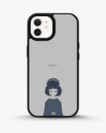 Creslia navy headphones girl phone case - navy headphones girl phone case iphone 12