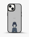 Creslia navy headphones girl phone case - navy headphones girl phone case iphone 13