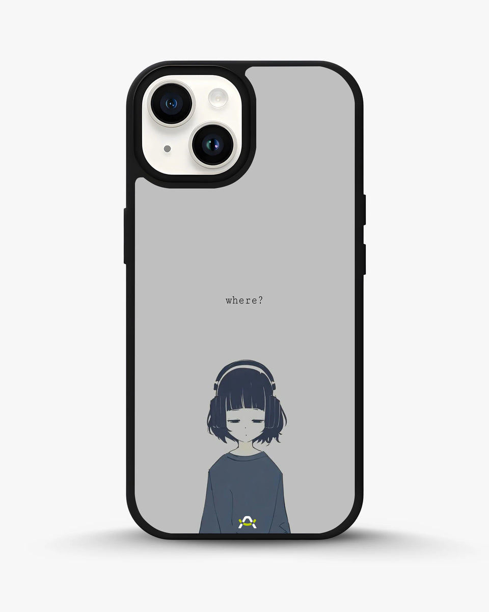 Creslia navy headphones girl phone case - navy headphones girl phone case iphone 13