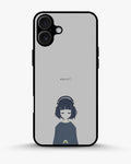 Creslia navy headphones girl phone case - navy headphones girl phone case iphone 16