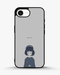 Creslia navy headphones girl phone case - navy headphones girl phone case iphone 16e