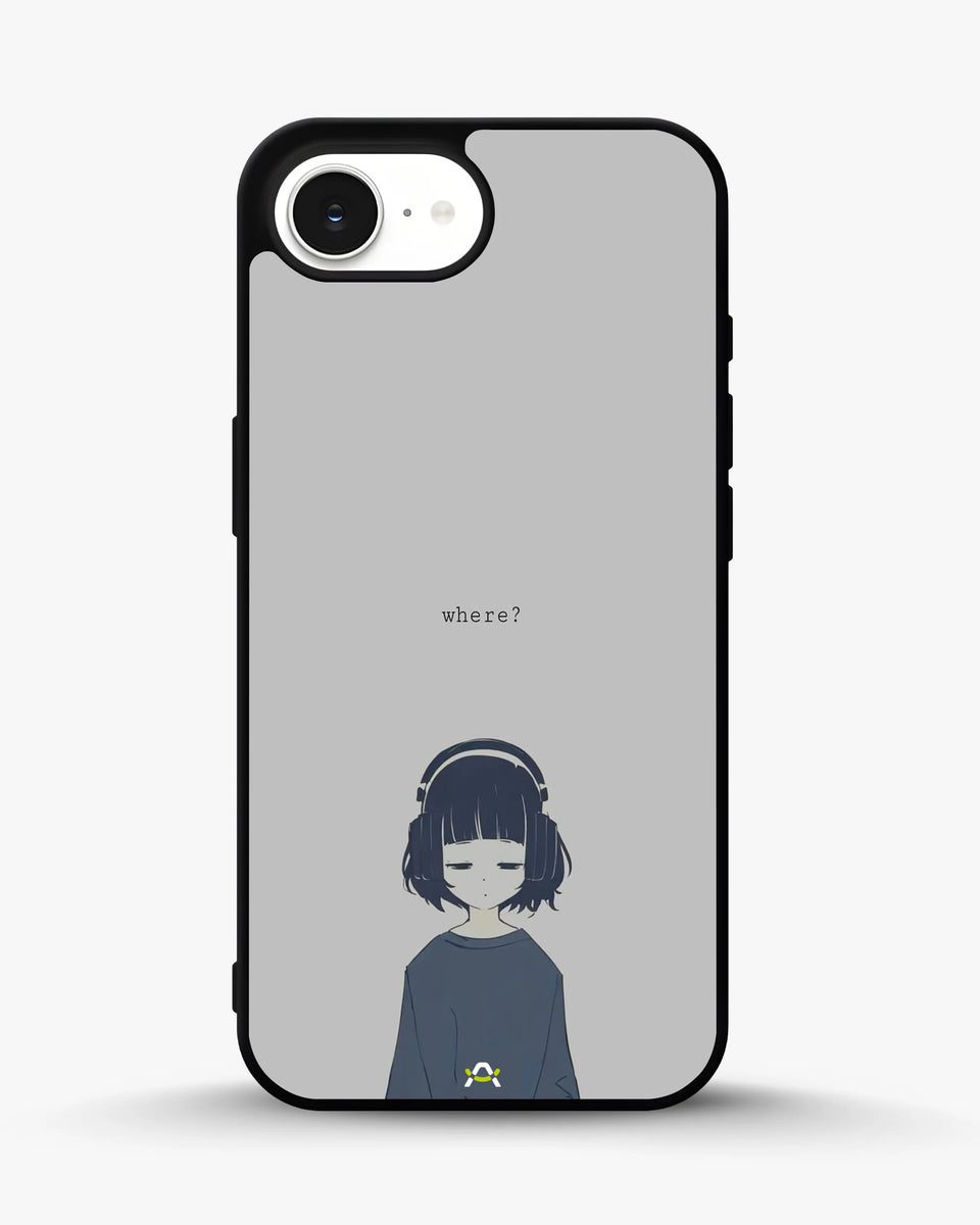 Creslia navy headphones girl phone case - navy headphones girl phone case iphone 16e