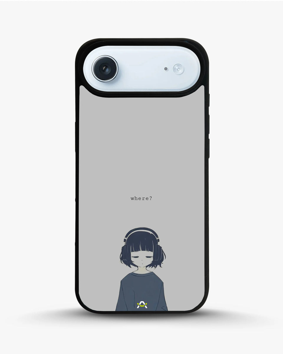 Creslia navy headphones girl phone case - navy headphones girl phone case iphone 17 air