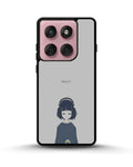Creslia navy headphones girl phone case - navy headphones girl phone case motorola edge 2025