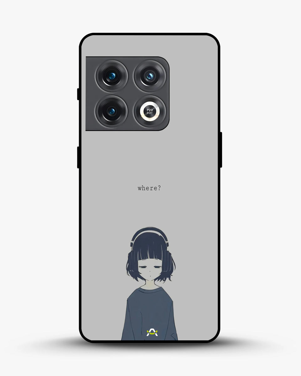 Creslia navy headphones girl phone case - navy headphones girl phone case oneplus 10 pro