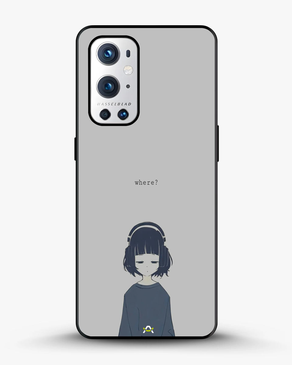 Creslia navy headphones girl phone case - navy headphones girl phone case oneplus 9 pro