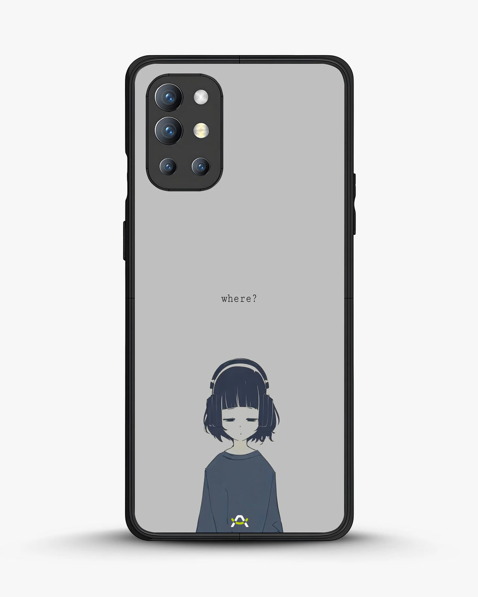 Creslia navy headphones girl phone case - navy headphones girl phone case oneplus 9r